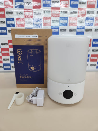 Humidificador a Bebés para Aliviar Mocos con 25H, Ultrasónico de Vapor Frío y Difusor Compatible con Alexa y APP, <28dB Silencioso AUTO Modo, Temporizador a Cuarto, Dual 200S,Blanco LEVOIT 3L Top-Fill